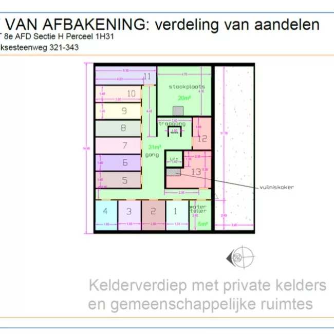 Mede-eigendom: Aandelenverdeling en Duizendsten Berekenen - TOPO4D Landmeter - verdeling aandelen basisakte