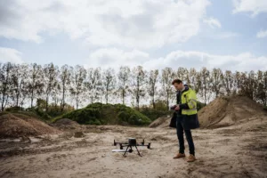 TOPO4D Landmeter Aalst Gent Brugge Affligem met ervaring als drone-piloot